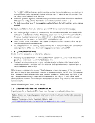 Dell equallogicconfigurationguide v13.4 | PDF