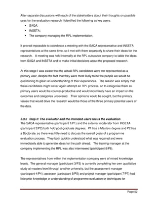 Saqa Rpl Deller rpl thesis | PDF