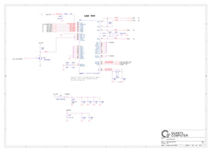5
5
4
4
3
3
2
2
1
1
D D
C C
B B
A A
LAN PHY
QCI P/N : AJ82562W000
Change the PHY to the 8256EM versionto support
Heartbeat. Remote System Managemnt features
that Daytona must have
+/- 50 ppm
DM1 1A
LAN INTERFACE
Custom
32 46Friday, July 18, 2003
Title
Size Document Number Rev
Date: Sheet of
QUANTA
COMPUTER
LAN_CLK
TXOP
TXON
LAN_ACTLED#
CLK_LAN_X2
RXIP
LAN_RSTSYNC
LAN_SPDLED#
CLK_LAN_X1
RXIN
LAN
LAN_RXD0
LAN_RXD1
LAN_TXD0
LAN_RXD2
LAN_TXD1
LAN_TXD2
+3V562ET+3V_LAN
+3V562ET
+3V_LAN
+3V562ET
+3V562ET
R226 402/F
12
R227 422/F
12
Y2
25MHz
1 2
R245
10K
C359
.1U
C407
.1U
C360
.1U
C358
.1U
C415
22P
C411
22P
C361
.1U
C362
.1U
R224
127/F
12
R244 22
C379
4.7U_10V
C378
10U_6.3V
X5R
Q38
RHU002N06
2
31
U19
82562ET
39
42
45
44
16
11
43
37
35
34
28
41
30
29
26
21
5
4
32
31
27
1
25
36
40
2
7
9
12
14
17
19
23
46
47
8
13
18
24
48
33
38
3
6
20
22
10
15
JCLK
JRSTSYNC
JTXD2
JTXD1
RDN
TDN
JTXD0
JRXD2
JRXD1
JRXD0
ISOL_T1
ADV10
ISOL_TCK
ISOL_EX
TOUT
TESTEN
RBIAS100
RBIAS10
ACTLED
SPDLED
LILED
VCC_1
VCC_2
VCCP_1
VCCP_2
VCCA
VCCA2
VCCT_1
VCCT_2
VCCT_3
VCCT_4
VCCR_1
VCCR_2
X1
X2
VSS_1
VSS_2
VSS_3
VSS_4
VSS_5
VSSP_1
VSSP_2
VSSA
VSSA2
VSSR_1
VSSR_2
TDP
RDP
L50
FBMJ2125HM330
1 2
R229 64.9/F
12R1477
64.9/F 12
C2306 100P
C408
47P_NC
LAN_RSTSYNC8
LAN_PWROK8,23
LAN_CLK8
TXOP 33
TXON 33
RXIP 33
RXIN 33
LAN_SPDLED# 33
LAN_ACTLED# 33,35
LAN_RXD18
LILED# 33
LAN_TXD28
LAN_TXD18
LAN_TXD08
LAN_RXD28
LAN_RXD08
 