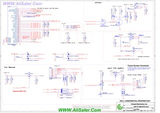 WWW.AliSaler.Com
5
5
4
4
3
3
2
2
1
1
D D
C C
B B
A A
PWR_SRC_ON
EN_LCDPWR
CCD_OFF
EN_INVPWR
USBP12- USBP12_D-
USBP12_D+
USBP12+
USBP12_D+
USBP12_D-
DMIC_CLK
DMIC0
LDDC_CLK_PCH
LDDC_DATA_PCH
LCD_TST
LDDC_DATA_PCH
LDDC_CLK_PCH
DISP_ON
BIA_PWM_LVDS DISP_ON
BIA_PWM_LVDS
CAM_MIC_CBL_DET#
+3.3V_ALW
+PWR_SRC_S +3.3V_ALW
+LCDVDD
+LCDVDD
+PWR_SRC
+BL_PWR_SRC
+CAMERA_VDD
+3.3V_RUN
+5V_TSP
+5V_TSP
+CAMERA_VDD
+3.3V_RUN
+LCDVDD
+BL_PWR_SRC
+LCDVDD
+3.3V_RUN
+3.3V_RUN
+5V_TSP +5V_RUN
+5V_RUN
+5V_ALW
LCD_VCC_TEST_EN
<39>
ENVDD_PCH
<16,39>
CCD_OFF
<39>
EN_INVPWR
<40>
USBP12-
<17>
USBP12+
<17>
DMIC0 <29>
DMIC_CLK <29>
BATT_WHITE_LED <43>
BATT_YELLOW_LED <43>
BREATH_WHITE_LED <43>
LCD_TST <39>
LDDC_DATA_PCH <16>
LDDC_CLK_PCH <16>
LCD_ACLK+_PCH <16>
LCD_A2-_PCH <16>
LCD_A2+_PCH <16>
LCD_A1+_PCH <16>
LCD_A0-_PCH <16>
LCD_A1-_PCH <16>
LCD_A0+_PCH <16>
LCD_BCLK-_PCH <16>
LCD_BCLK+_PCH <16>
LCD_B2-_PCH <16>
LCD_B2+_PCH <16>
LCD_B1-_PCH <16>
LCD_B1+_PCH <16>
LCD_B0+_PCH <16>
LCD_B0-_PCH <16>
LCD_ACLK-_PCH <16>
PANEL_BKEN_PCH <16>
BIA_PWM_PCH <16>
PANEL_BKEN_EC <39>
BIA_PWM_EC <40>
E3_PAID_TS_DET#
<18>
LCD_CBL_DET# <17>
TOUCH_SCREEN_PD#
<39>
CAM_MIC_CBL_DET# <17>
USBP13-
<17>
USBP13+
<17>
PANEL_HDD_LED <43>
Title
Size Document Number Rev
Date: Sheet of
LA-7781
1.0
eDP & CAM &TS Conn
24 61
Friday, February 24, 2012
Compal Electronics, Inc.
Title
Size Document Number Rev
Date: Sheet of
LA-7781
1.0
eDP & CAM &TS Conn
24 61
Friday, February 24, 2012
Compal Electronics, Inc.
Title
Size Document Number Rev
Date: Sheet of
LA-7781
1.0
eDP & CAM &TS Conn
24 61
Friday, February 24, 2012
Compal Electronics, Inc.
Panel backlight power control by EC
LCD Power
DELL CONFIDENTIAL/PROPRIETARY
PROPRIETARY NOTE: THIS SHEET OF ENGINEERING DRAWING AND SPECIFICATIONS CONTAINS CONFIDENTIAL
TRADE SECRET AND OTHER PROPRIETARY INFORMATION OF DELL INC. ("DELL") THIS DOCUMENT MAY NOT
BE TRANSFERRED OR COPIED WITHOUT THE EXPRESS WRITTEN AUTHORIZATION OF DELL. IN ADDITION,
NEITHER THIS SHEET NOR THE INFORMATION IT CONTAINS WAY BE USED BY OR DISCLOSED TO ANY THIRD
PARTY WITHOUT DELL'S EXPRESS WRITTEN CONSENT.
FDC654P: P CHANNAL
40mil
40mil
For Webcam
Webcam PWR CTRL
Touch Screen Connector
Place close JTCH1
Close to JLVDS1.42,43
Place near to JLVDS1
Close to JLVD1.41
+5V_ALW for panel side LED power
wait CIS symbol E3_PAID_TS_DET# (touch screen detect pin)
is not functional because remove trace
inside cable.
C299
0.1U_0402_25V6K~D
C299
0.1U_0402_25V6K~D
1
2
JLVDS1
ACES_59003-0400C-001
CONN@
JLVDS1
ACES_59003-0400C-001
CONN@
VR_SRC 7
LCD_B_CLK- 16
VR_GND 14
VR_SRC 5
BATT_YELLOW_LED 3
GND 1
LVDS_B0- 23
LVDS_B2+ 18
VR_GND 13
GND 24
LVDS_A_CLK+ 25
GND 27
LVDS_A2- 29
LVDS_A1+ 30
LCD_VDD 38
EDID_CLK 35
V_EDID 37
LVDS_A0- 33
VR_SRC 6
LCD_B_CLK+ 15
VR_GND 12
BREATH_WHITE_LED 4
BATT_WHITE_LED 2
LVDS_B1- 21
LVDS_B0+ 22
GND 17
LVDS_B2- 19
LVDS_B1+ 20
LVDS_A_CLK-
26
LVDS_A2+
28
LVDS_A1-
31
LVDS_A0+
32
LCD_VDD
39
BIST
36
EDID_DATA
34
CONNTST
40
MGND1
41
MGND2
42
MGND3
43
MGND4
44
MGND5
45
MGND6
46
NC
8
PWM
10
DISP_ON/OFF#
9
CONNTST_GND
11
S
G
D
Q21
FDC654P-G_SSOT-6~D
S
G
D
Q21
FDC654P-G_SSOT-6~D
3
6
2
4 5
1
Q19B
DMN66D0LDW-7_SOT363-6~D
Q19B
DMN66D0LDW-7_SOT363-6~D
3
5
4
C40
5P_0402_50V8C~D
@
C40
5P_0402_50V8C~D
@
1
2
R160 2.2K_0402_5%~D
R160 2.2K_0402_5%~D
1 2
D66
RB751VM-40TE-17_SOD323-2~D
D66
RB751VM-40TE-17_SOD323-2~D
2
1
R431
10K_0402_5%~D
5@
R431
10K_0402_5%~D
5@
1
2
G
D
S
Q22
SSM3K7002FU_SC70-3~D
G
D
S
Q22
SSM3K7002FU_SC70-3~D
2
1 3
C43
5P_0402_50V8C~D
@
C43
5P_0402_50V8C~D
@
1
2
LE92 BLM18BB221SN1D_2P~D
LE92 BLM18BB221SN1D_2P~D
1 2
R1137
10K_0402_5%~D
R1137
10K_0402_5%~D
1
2
C301
0.1U_0402_25V6K~D
C301
0.1U_0402_25V6K~D
1
2
R412
470K_0402_5%~D
R412
470K_0402_5%~D
1
2
R1632
4.7M_0402_5%~D
R1632
4.7M_0402_5%~D
1
2
C243
0.1U_0402_25V6K~D
C243
0.1U_0402_25V6K~D
1
2
R422
100K_0402_5%~D
R422
100K_0402_5%~D
1
2
C1206
100P_0402_50V8J~D
@
C1206
100P_0402_50V8J~D
@
1
2
L10
DLW21SN900SQ2L_0805_4P~D
L10
DLW21SN900SQ2L_0805_4P~D
1
1
2
2
3
3
4
4
Q125B
DMN66D0LDW-7_SOT363-6~D
5@ Q125B
DMN66D0LDW-7_SOT363-6~D
5@
3
5
4
G
D
S
Q32
PMV65XP_SOT23-3~D
5@
G
D
S
Q32
PMV65XP_SOT23-3~D
5@
2
1 3
R427 0_0402_5%~D
@R427 0_0402_5%~D
@
1 2
D68
RB751VM-40TE-17_SOD323-2~D
D68
RB751VM-40TE-17_SOD323-2~D
2
1
C1207
100P_0402_50V8J~D
@
C1207
100P_0402_50V8J~D
@
1
2
G
D
S
Q23
PMV65XP_SOT23-3~D
G
D
S
Q23
PMV65XP_SOT23-3~D
2
1 3
10U_0805_10V6K~D
C300
10U_0805_10V6K~D
C300
1
2
JTCH1
TYCO_1734595-6
CONN@
JTCH1
TYCO_1734595-6
CONN@
1
1
2
2
3
3
4
4
5
5
6
6
G1
7
G2
8
S
G
D
Q18
SI3456DDV-T1-GE3_TSOP6~D
S
G
D
Q18
SI3456DDV-T1-GE3_TSOP6~D
3
6
2
4 5
1
R414
10K_0402_5%~D
R414
10K_0402_5%~D
1
2
D8
PESD5V0U2BT_SOT23-3~D
D8
PESD5V0U2BT_SOT23-3~D
2
3
1
C246 0.1U_0603_50V7K~D
C246 0.1U_0603_50V7K~D
1 2
C302
0.1U_0402_25V6K~D
5@
C302
0.1U_0402_25V6K~D
5@
1
2
C297
1000P_0402_50V7K~D
C297
1000P_0402_50V7K~D
1
2
Q19A
DMN66D0LDW-7_SOT363-6~D
Q19A
DMN66D0LDW-7_SOT363-6~D
6
1
2
C298
0.1U_0402_25V6K~D
C298
0.1U_0402_25V6K~D
1
2
R159 2.2K_0402_5%~D
R159 2.2K_0402_5%~D
1 2
C42
5P_0402_50V8C~D
@
C42
5P_0402_50V8C~D
@
1
2
C296
0.1U_0603_50V7K~D
C296
0.1U_0603_50V7K~D
1
2
JCAM1
JST_BM08B-SRSS-TB1-LF-SN~D
CONN@
JCAM1
JST_BM08B-SRSS-TB1-LF-SN~D
CONN@
1
1
2
2
3
3
4
4
5
5
6
6
7
7
8
8
G1 9
G2 10
Q20
PDTC124EU_SC70-3~D
Q20
PDTC124EU_SC70-3~D
2
1
3
C292
0.1U_0402_25V6K~D
C292
0.1U_0402_25V6K~D
1
2
D6
BAT54CW_SOT323-3~D
D6
BAT54CW_SOT323-3~D
1
2
3
D86
PESD5V0U2BT_SOT23-3~D
@D86
PESD5V0U2BT_SOT23-3~D
@
2
3
1
R1138
100K_0402_5%~D
R1138
100K_0402_5%~D
1
2
C41
5P_0402_50V8C~D
@
C41
5P_0402_50V8C~D
@
1
2
D67
RB751VM-40TE-17_SOD323-2~D
D67
RB751VM-40TE-17_SOD323-2~D
2
1
R423 47K_0402_5%~D
R423 47K_0402_5%~D
1 2
R413
130_0402_1%~D
R413
130_0402_1%~D
1
2
C306
0.1U_0402_25V6K~D
5@
C306
0.1U_0402_25V6K~D
5@
1
2
C293
0.022U_0402_25V7K~D
C293
0.022U_0402_25V7K~D
1
2
Q125A
DMN66D0LDW-7_SOT363-6~D
5@
Q125A
DMN66D0LDW-7_SOT363-6~D
5@
6
1
2
D69
RB751VM-40TE-17_SOD323-2~D
D69
RB751VM-40TE-17_SOD323-2~D
2
1
R428 0_0402_5%~D
@R428 0_0402_5%~D
@
1 2
WWW.AliSaler.Com
 