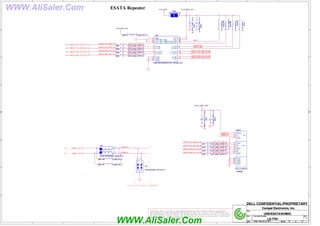 WWW.AliSaler.Com
5
5
4
4
3
3
2
2
1
1
D D
C C
B B
A A
USBP2_D+
USBP2_D-
ESATA_PRX_DTX_N4_RP
ESATA_PRX_DTX_P4_RP SATA_PRX_DTX_P4
SATA_PRX_DTX_N4
SATA_PTX_DRX_P4
SATA_PTX_DRX_N4
ESATA_PTX_DRX_P4_RP
ESATA_PTX_DRX_N4_RP
USBP2_D+
USBP2_D-
ESATA_PTX_DRX_N4_C
ESATA_PE1
ESATA_PTX_DRX_P4_RP
ESATA_PRX_DTX_N4_RP
ESATA_PRX_DTX_P4_RP
ESATA_PE2
ESATA_PTX_DRX_N4_RP
ESATA_PTX_DRX_P4_C
ESATA_PRX_DTX_N4_C
ESATA_PRX_DTX_P4_C ESATA_PRX_DTX_P4
ESATA_PTX_DRX_P4
ESATA_PTX_DRX_N4
ESATA_PRX_DTX_N4
REXT
+SATA_SIDE_PWR
+3.3V_RUN_U44
+3.3V_RUN
+3.3V_RUN_U44
USBP2-
<17>
USBP2+
<17>
ESATA_PRX_DTX_P4_C
<14>
ESATA_PRX_DTX_N4_C
<14>
ESATA_PTX_DRX_P4_C
<14>
ESATA_PTX_DRX_N4_C
<14>
Title
Size Document Number Rev
Date: Sheet of
LA-7781
1.0
USB/ESATA/IO/MDC
37 61
Friday, February 24, 2012
Compal Electronics, Inc.
Title
Size Document Number Rev
Date: Sheet of
LA-7781 1.0
USB/ESATA/IO/MDC
37 61
Friday, February 24, 2012
Compal Electronics, Inc.
Title
Size Document Number Rev
Date: Sheet of
LA-7781
1.0
USB/ESATA/IO/MDC
37 61
Friday, February 24, 2012
Compal Electronics, Inc.
DELL CONFIDENTIAL/PROPRIETARY
PROPRIETARY NOTE: THIS SHEET OF ENGINEERING DRAWING AND SPECIFICATIONS CONTAINS CONFIDENTIAL
TRADE SECRET AND OTHER PROPRIETARY INFORMATION OF DELL INC. ("DELL") THIS DOCUMENT MAY NOT
BE TRANSFERRED OR COPIED WITHOUT THE EXPRESS WRITTEN AUTHORIZATION OF DELL. IN ADDITION,
NEITHER THIS SHEET NOR THE INFORMATION IT CONTAINS WAY BE USED BY OR DISCLOSED TO ANY THIRD
PARTY WITHOUT DELL'S EXPRESS WRITTEN CONSENT.
Place D74 close to JESATA1
ESATA Repeater
C664 0.01U_0402_16V7K~D
C664 0.01U_0402_16V7K~D
1
2
C663 0.01U_0402_16V7K~D
C663 0.01U_0402_16V7K~D
1
2
R741 0_0402_5%~D
@ R741 0_0402_5%~D
@
1 2
R1595
0_0402_5%~D
@
R1595
0_0402_5%~D
@
1
2
C671 0.01U_0402_16V7K~D
C671 0.01U_0402_16V7K~D
1 2
C672 0.01U_0402_16V7K~D
C672 0.01U_0402_16V7K~D
1 2
R1151 0_0402_5%~D
@R1151 0_0402_5%~D
@
1 2
C668
0.1U_0402_25V6K~D
C668
0.1U_0402_25V6K~D
1
2
U44
PS8513BTQFN20GTR-A0_TQFN20_4X4
U44
PS8513BTQFN20GTR-A0_TQFN20_4X4
A_INp
1
A_INn
2
PREXT/NC/VDD 20
NC_GND_VDD
19
B_OUTp
5
VCC 6
EN
7
B_PRE 8
A_PRE 9
NC/GND/VDD 10
NC_GND_VDD
18
GND
13
B_INp 11
B_INn 12
NC_GND_VDD
17
A_OUTn 14
A_OUTp 15
VCC 16
GND
3
B_OUTn
4
GND
21
C665 0.01U_0402_16V7K~D
C665 0.01U_0402_16V7K~D
1
2
C666 0.01U_0402_16V7K~D
C666 0.01U_0402_16V7K~D
1
2
USB
ESATA
JESA1
TYCO_2129156-3
CONN@
USB
ESATA
JESA1
TYCO_2129156-3
CONN@
VBUS
1
D-
2
D+
3
GND
4
GND
5
A+
6
A-
7
GND
8
B-
9
B+
10
GND
11
GND
12
GND
13
GND
14
GND
15
PJP9
PAD-OPEN1x1m
PJP9
PAD-OPEN1x1m
1 2
C661
0.01U_0402_16V7K~D
C661
0.01U_0402_16V7K~D
1
2
R743
0_0402_5%~D
R743
0_0402_5%~D
1
2
+
C667
150U_D2_6.3VY_R15M~D
+
C667
150U_D2_6.3VY_R15M~D
1
2
C673 0.01U_0402_16V7K~D
C673 0.01U_0402_16V7K~D
1 2
R1594
0_0402_5%~D
@
R1594
0_0402_5%~D
@
1
2
R1150 0_0402_5%~D
@R1150 0_0402_5%~D
@
1 2
L90
DLW21SN900SQ2L_0805_4P~D
L90
DLW21SN900SQ2L_0805_4P~D
1
1 2
2
3
3
4
4
C674 0.01U_0402_16V7K~D
C674 0.01U_0402_16V7K~D
1 2
D74
PESD5V0U2BT_SOT23-3~D
D74
PESD5V0U2BT_SOT23-3~D
2
3
1
C662
0.1U_0402_25V6K~D
C662
0.1U_0402_25V6K~D
1
2
R742
0_0402_5%~D
@
R742
0_0402_5%~D
@
1
2
WWW.AliSaler.Com
 