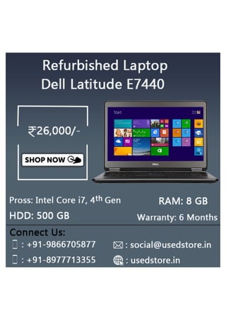  Refurbished Dell latitude e7440 laptop 
