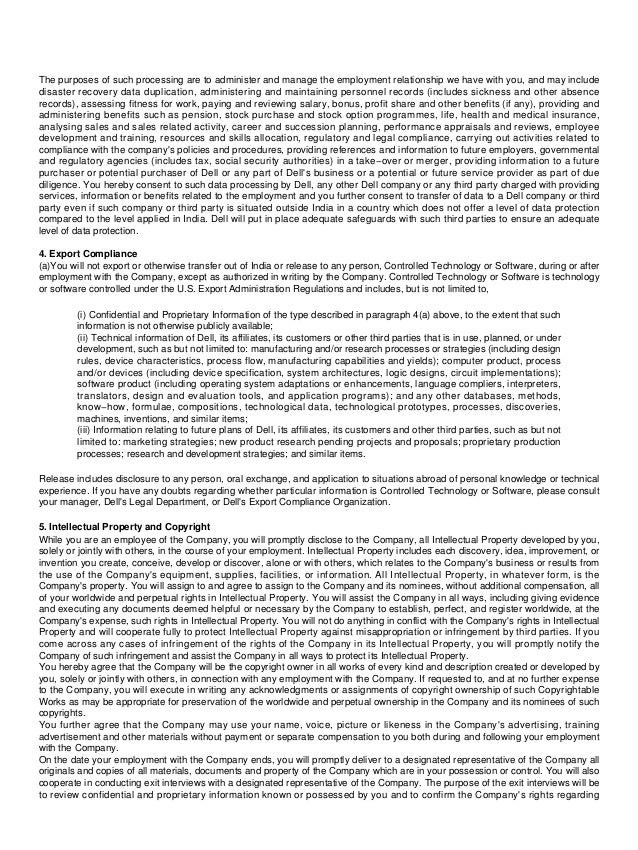 Dell Offer Letter
