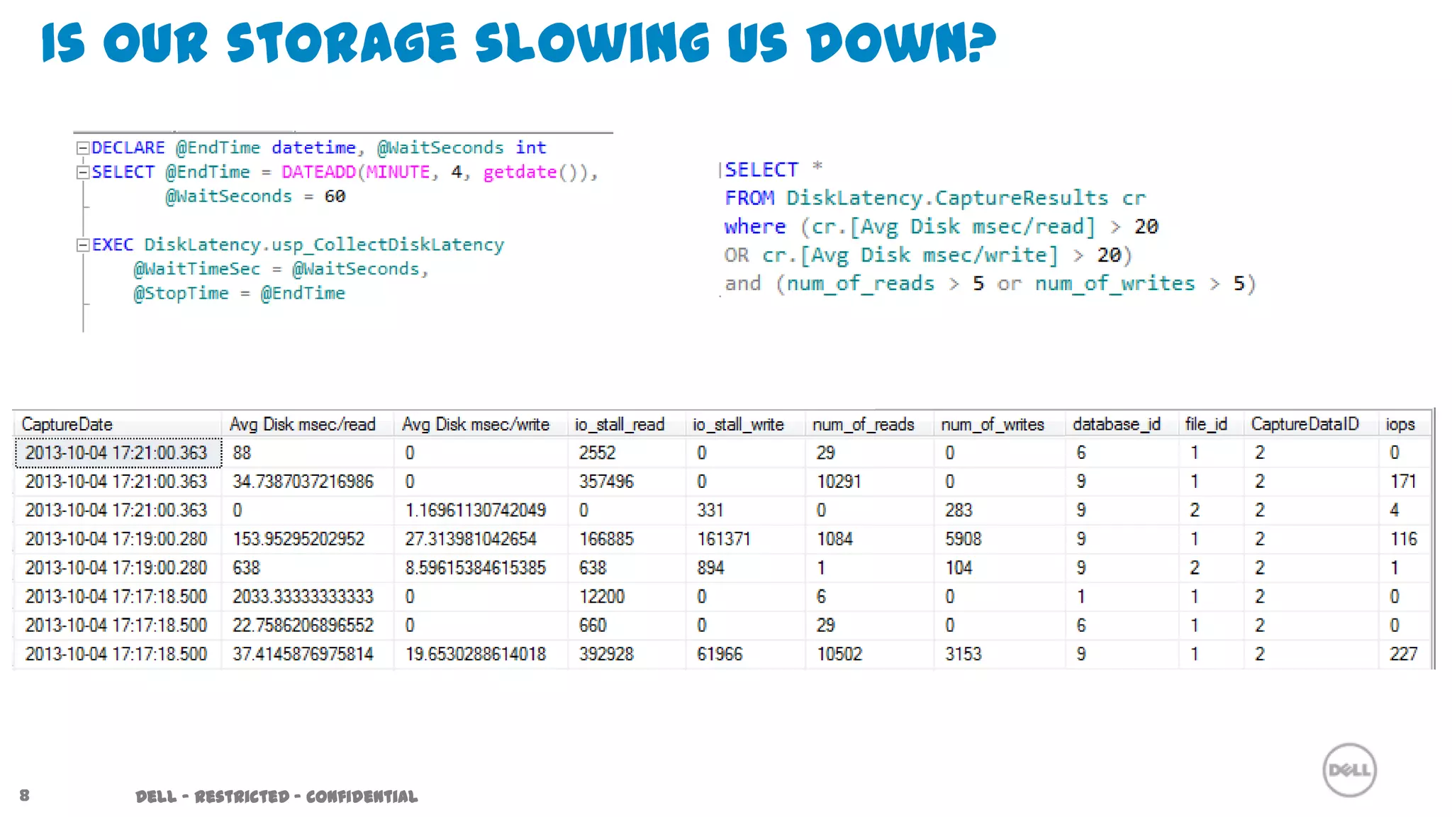 SQL Server Performance Root Cause Analysis in 10 Minutes | PPT