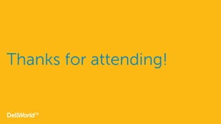 Thanks for attending!
 