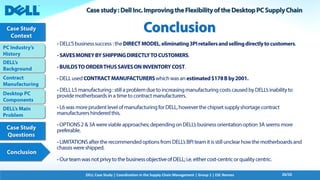 Dell Corporation - Case Study | PDF