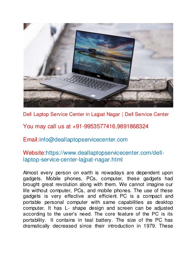 DELL LAPTOP SERVICE CENTER IN LAJPAT NAGAR DELL SERVICE CENTER
