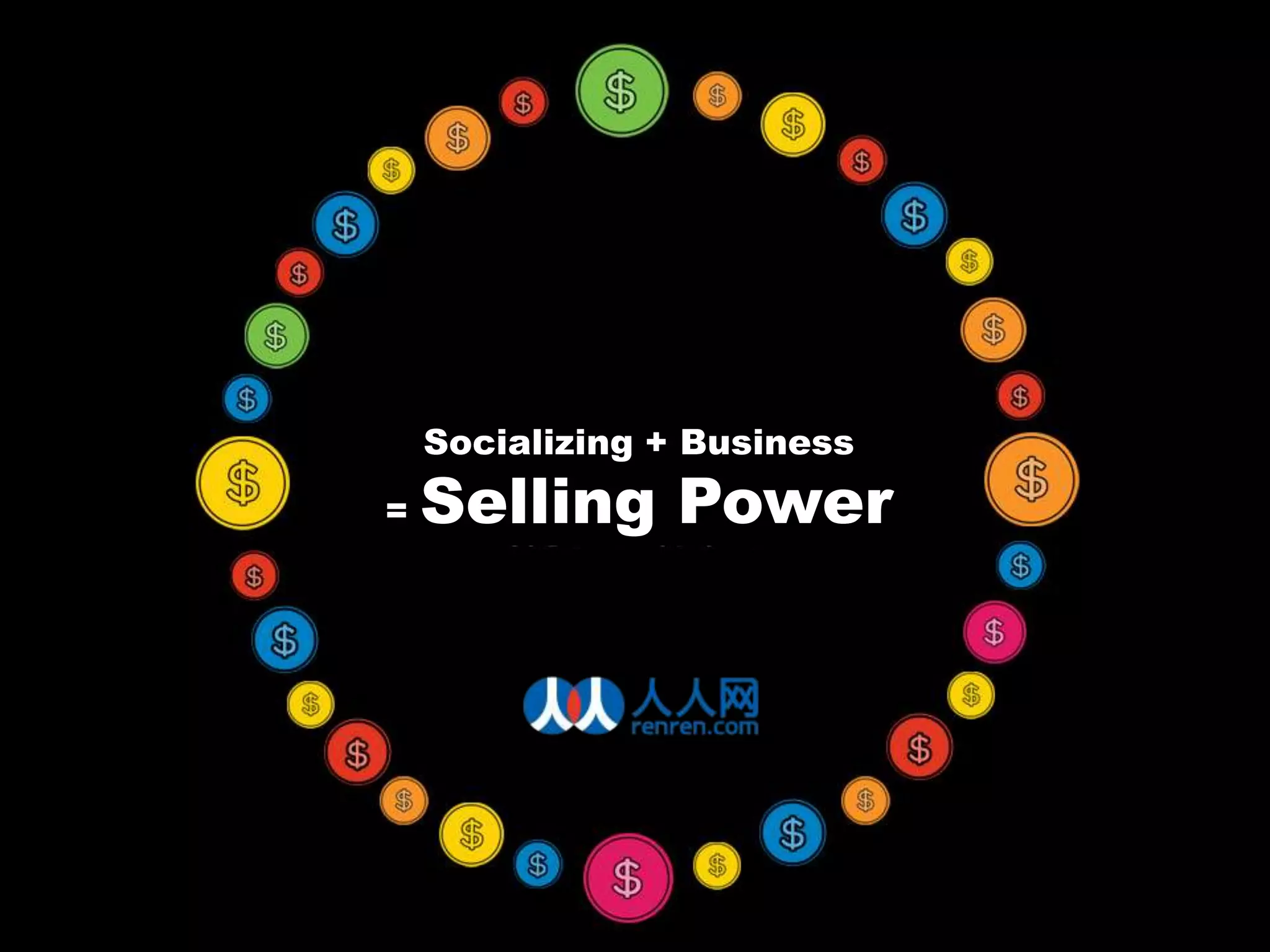 Socializing + Business= Selling Power