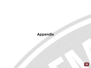 Appendix




Federated Media Publishing Confidential and Proprietary
 