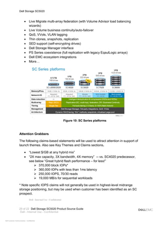 Dell storage sc5020_Guia de Producto | PDF