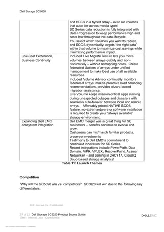 Dell storage sc5020_Guia de Producto | PDF