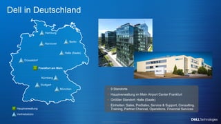 Copyright © Dell Inc. All Rights Reserved.
Dell in Deutschland
• 9 Standorte
• Hauptverwaltung im Main Airport Center Fran...
