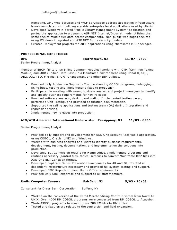 Delma Hagen 2010 Resume