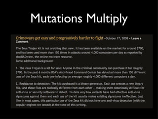 Mutations Multiply