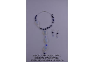 MIZAR . ONYX CRYSTAL ROCK , CRYSTAL SWAROVSKI $180.00 