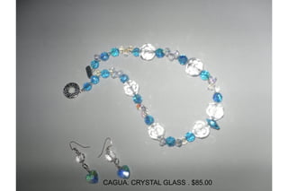 CHANDRA . ONYX CRYSTAL GLASS . $110.00 