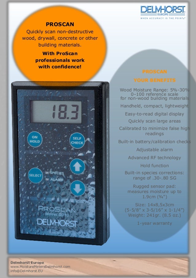 Delmhorst Flooring Moisture Meters