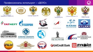 Профессионалы используют – «ДЕЛО»
 