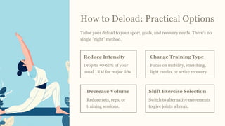 Deloading 101: Why, When and How to Recover Stronger | PDF