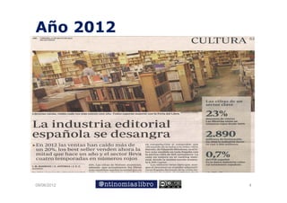 Año 2012
  o 0




09/06/2012   4
 