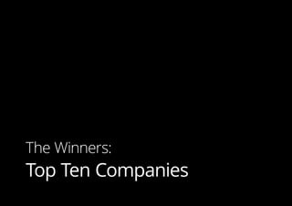 Technology Fast 50 Turkey Winners and CEO Survey 2017|A world of possibilities
24
The Winners:
Top Ten Companies
 