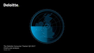 The Deloitte Consumer Tracker Q3 2017
Charts and analysis
October 2017
 