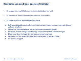 Data Pioneers - Jochem Koole (Deloitte Nederland) - Social media (research) ervaringen uit de praktijk