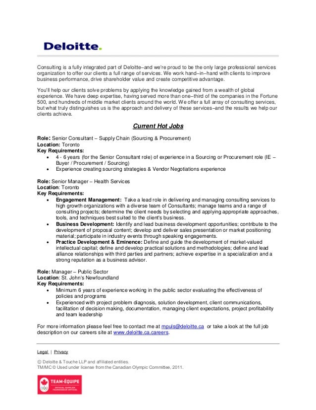 How to Get a Job in Deloitte Consulting