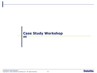 Case Study Workshop All 