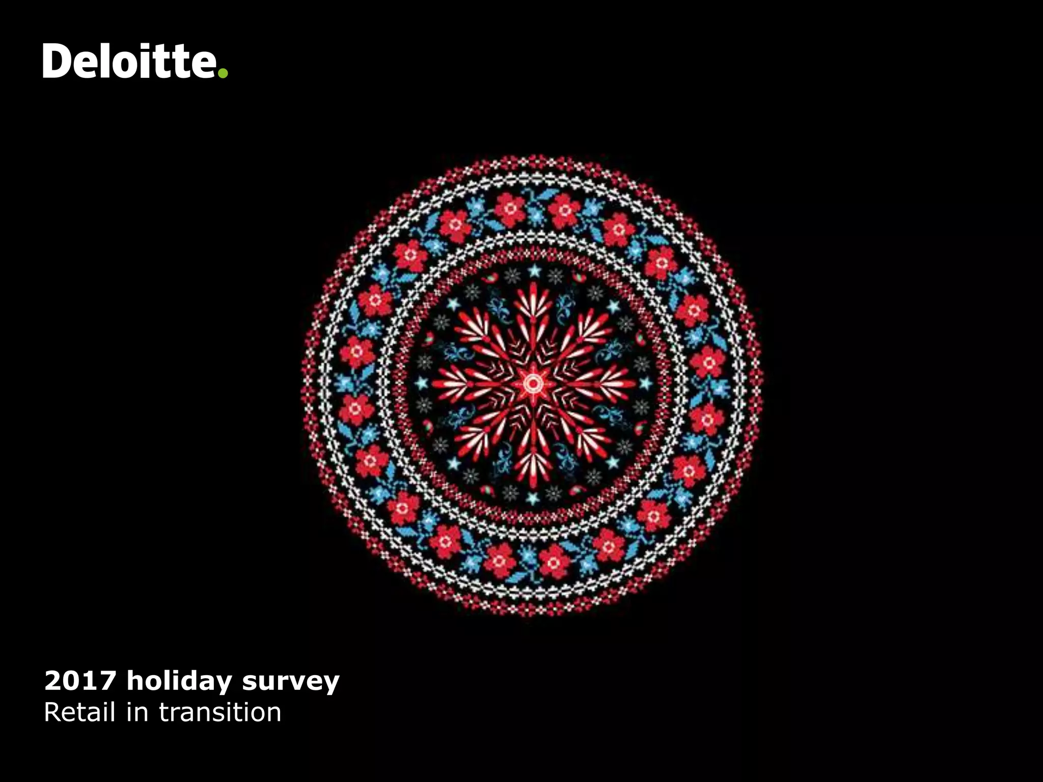 2017 holiday survey
Retail in transition
 
