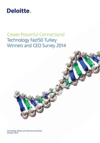 Create Powerful Connections! 
Technology Fast50 Turkey 
Winners and CEO Survey 2014 
Technology, Media and Telecommunications 
October 2014 
 