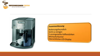 Testbericht zum DeLonghi ESAM 3500-S