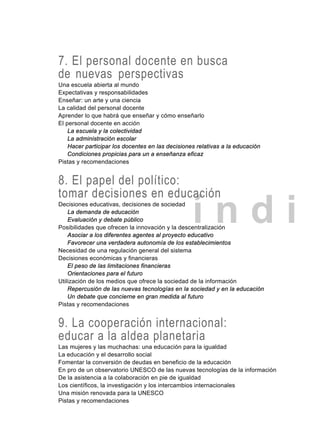 7




Jacques Delors



La educación
o la utopía
necesaria
                 Frente a los nu m e rosos desafíos del porve n...