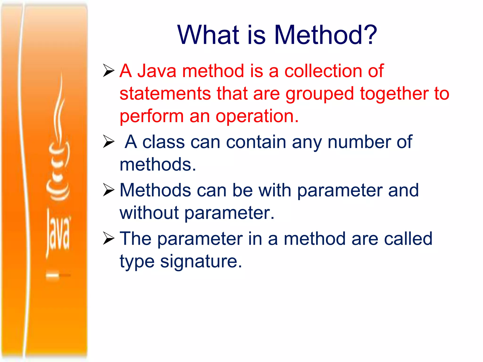 Method Overloading in Java | PPT