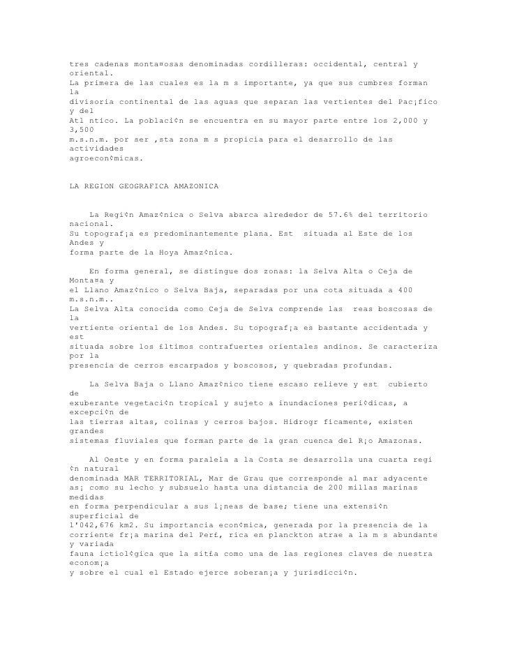 del peru y el mundo del peru y el mundo