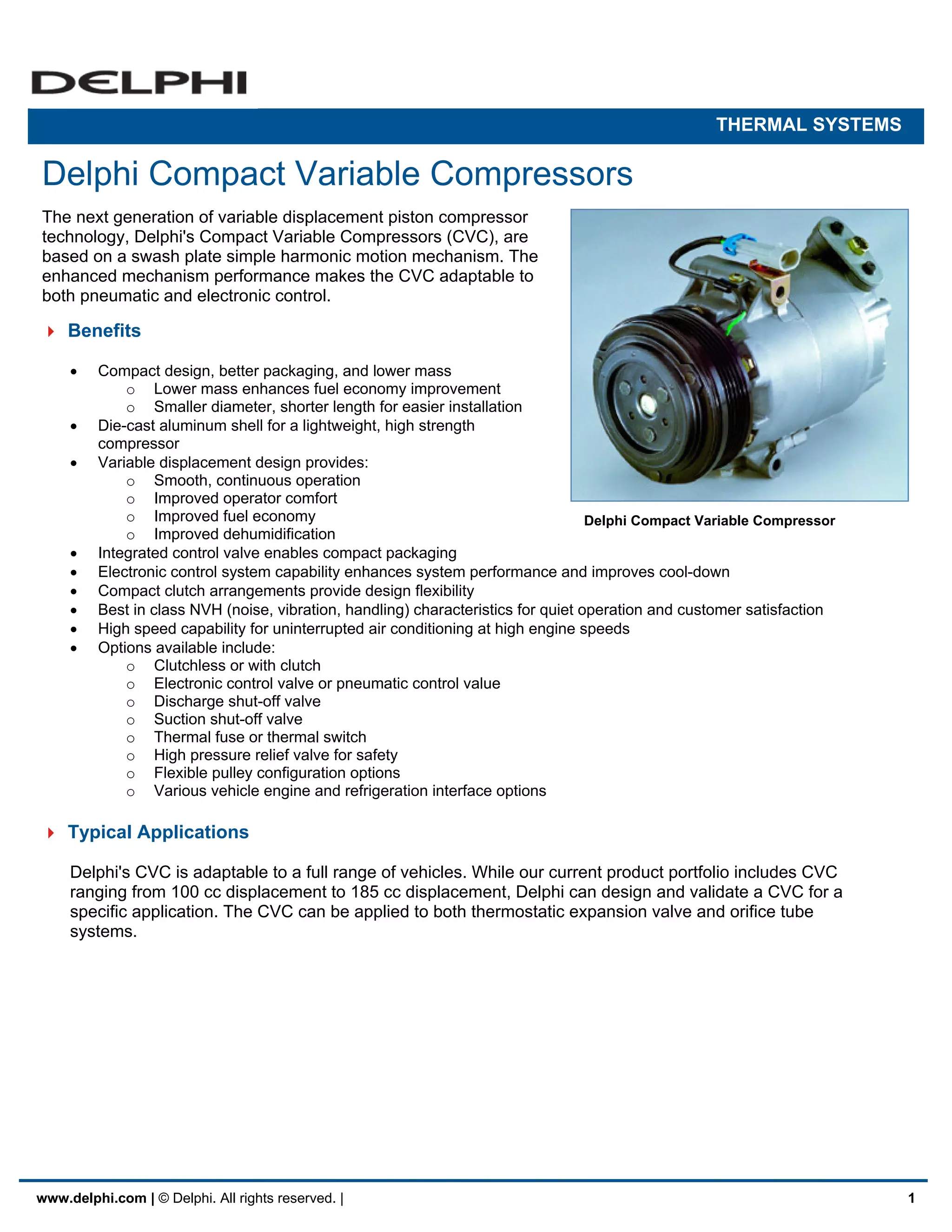 Delphi | PDF | Auto Type | Automotive