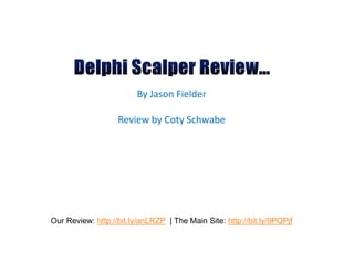 By Jason Fielder

                   Review by Coty Schwabe




Our Review: http://bit.ly/anLRZP | The Main Site: http://bit.ly/9PQPjf
 