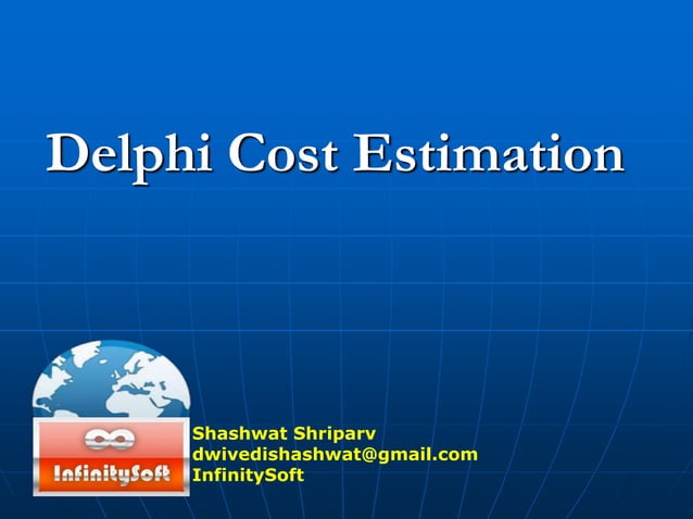 Delphi Cost Estimation Technique for Software Projects | PPT