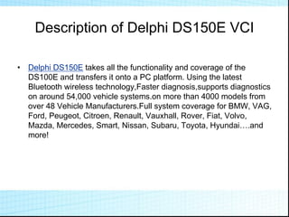 Delphi ds150e vci vs delphi ds150e with bluetooth features comparison by  bellawu055 - Issuu