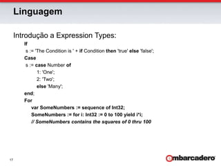 Novidades no Delphi Prism 2011