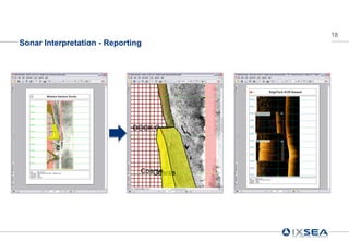 18
Sonar Interpretation - Reporting
 