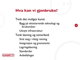 eCampus skal legge til rette for deling av løsninger