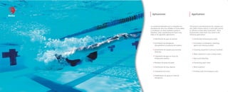 Delsa
Los productos fabricados por la compañía son
donadores de cloro muy estables en forma sólida
y constituyen un eficaz oxidante cuando se
hidrolizan. Estas características les hacen muy
útiles en las siguientes aplicaciones:
• Desinfección de agua de piscinas
• Formulación de detergentes,
blanqueadores y productos de limpieza
• Saneamiento de equipos para procesar
alimentos
• Tratamiento del agua en torres de
refrigeración abiertas
• Blanqueo de pastas de papel
• Desinfección de fosas sépticas
• Tratamiento de la lana
• Potabilización de aguas en casos de
emergencia
Aplicaciones Applications
The products manufactured by the company are
very stable chlorine donors in solid state and are
an efficient oxidant when hydrolysed. These
characteristics make them very useful in the
following applications:
• Disinfecting swimming pool water
• Formulation of detergents, bleaching
agents and cleaning products
• Cleansing equipment to process foodstuff
• Water treatment in open cooling towers
• Paper pulp bleaching
• Disinfecting septic tanks
• Wool treatment
• Drinking water for emergency cases
 