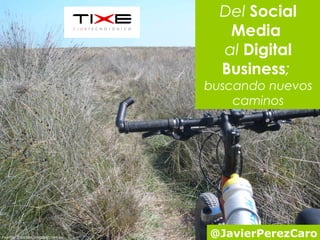 Fuente: m 
Del Social 
Media 
al Digital 
Business; 
buscando nuevos 
caminos 
@JavierPerezCaro 
 
