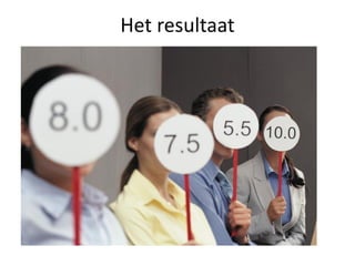 Het resultaat

 