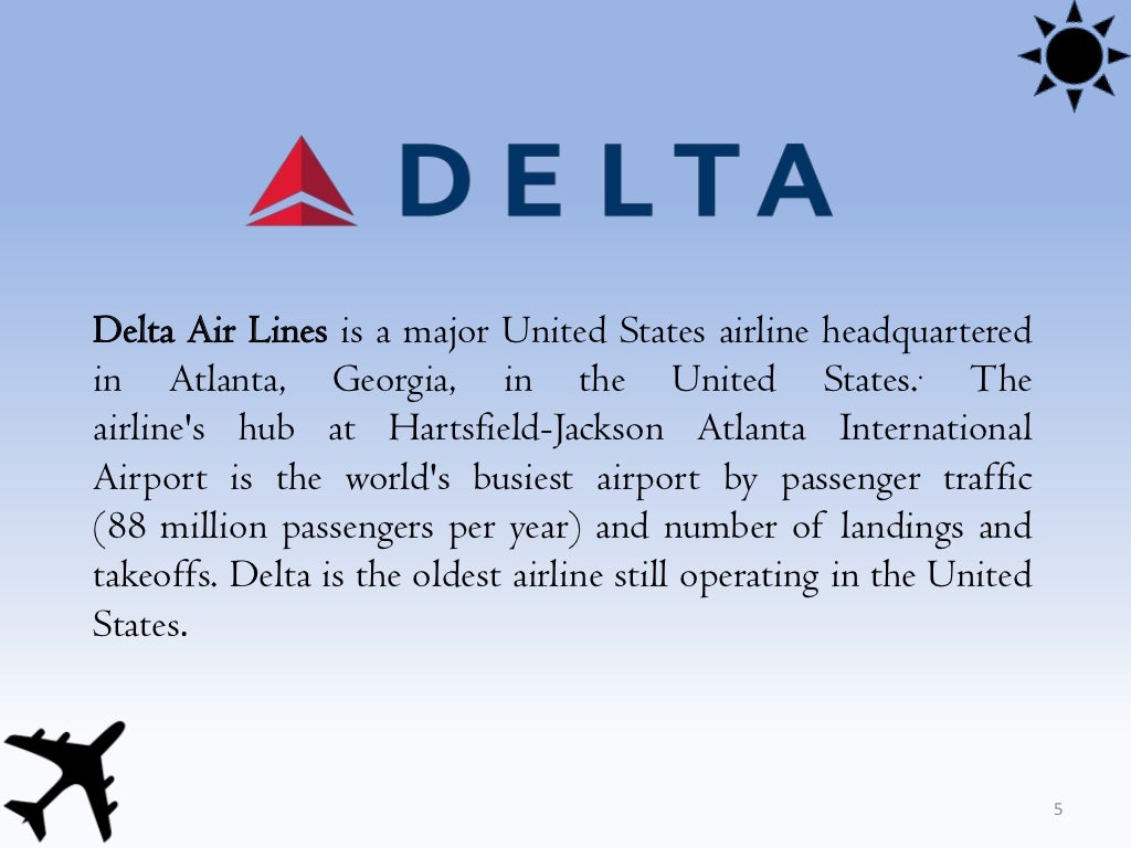 Delta airlines presentation