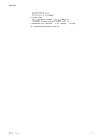Deltabar s pmd70 pmd 75 fmd 76_fmd 77_fmd 78-endress+hauser datasheet ...