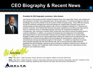 Delta Computer Group 2012 | PPTX