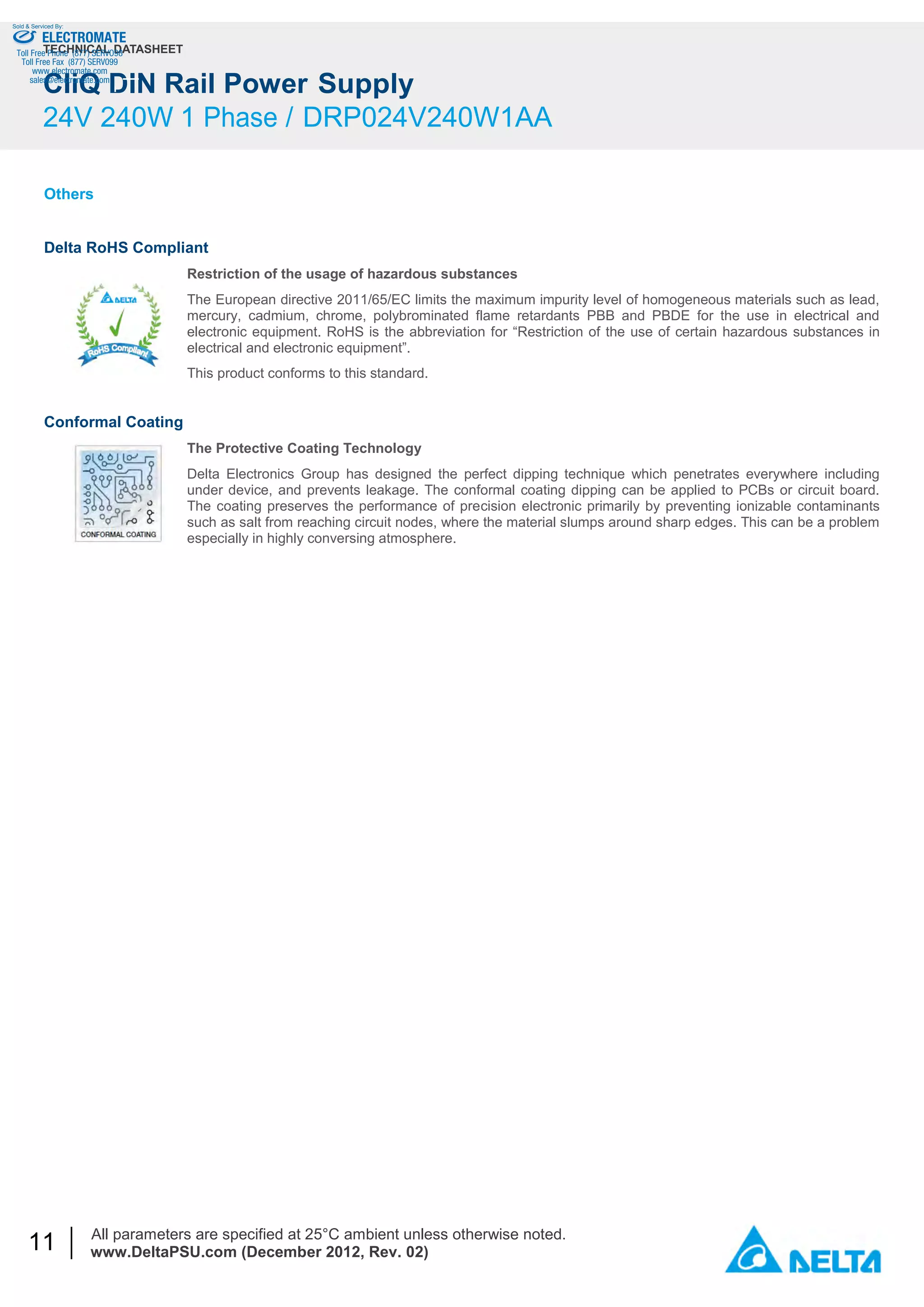 Delta drp024 power_supply_catalog PDF