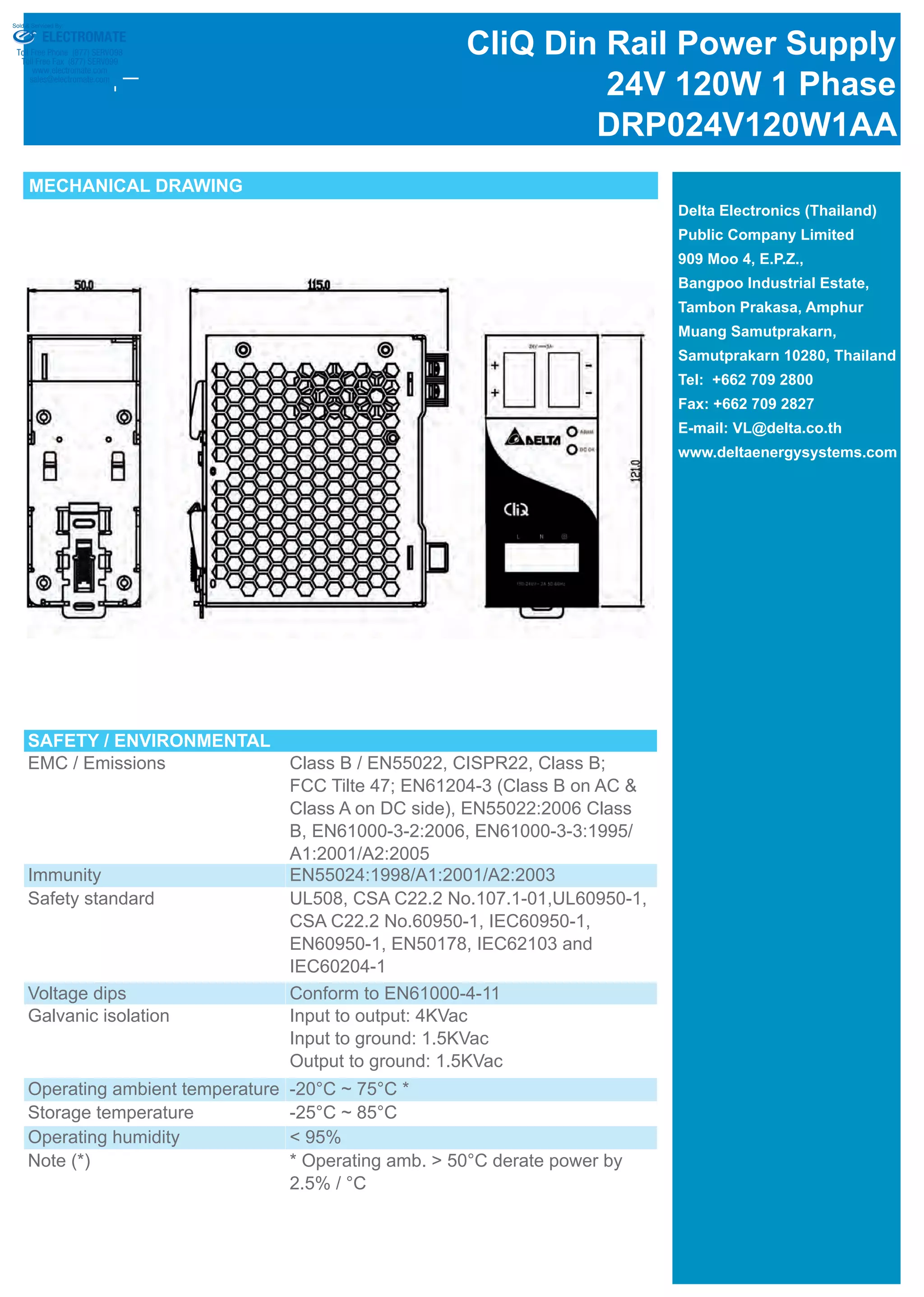 Delta drp024 power_supply_catalog PDF